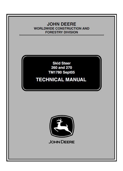 john deere 260 skid steer owners manual|john deere 260 owners manual.